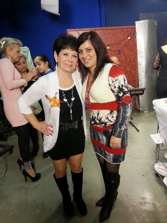 BP.Európa Tv  kolleganőmmel.